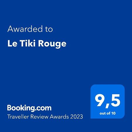 הוילה Punaauia  Le Tiki Rouge מראה חיצוני תמונה